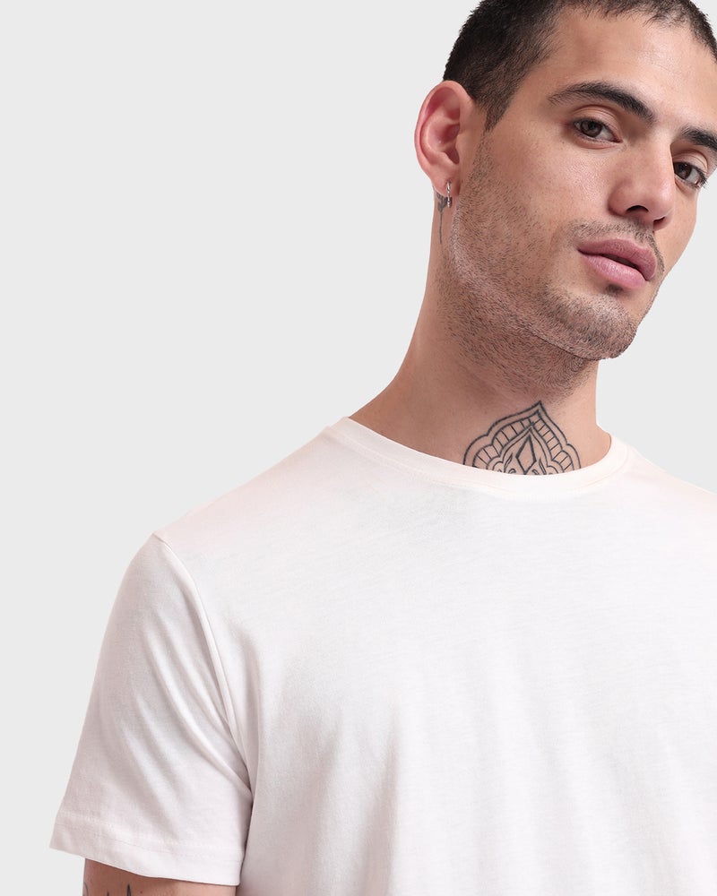 bewakoof Men's White T-shirt - Image 5